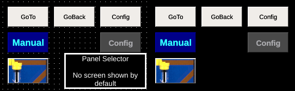 Screen selectors