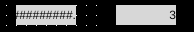 Left: Numeric Output in OIB. Right: Same component shown in OI run mode.